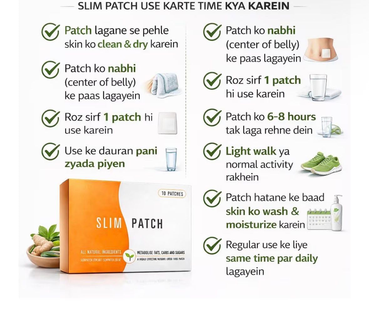 Slimming Patches for Weight Loss (Pack of 1)