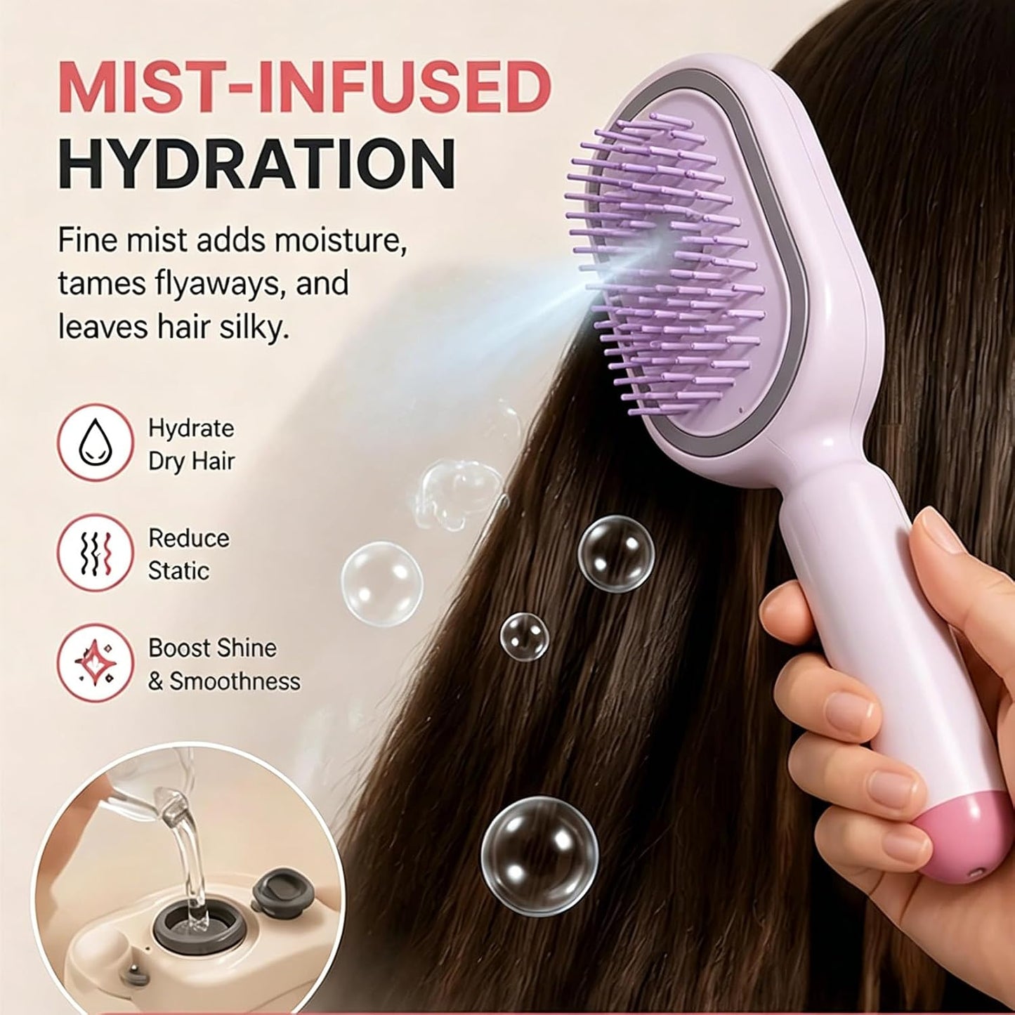 5 in 1 Cushion Massage Hair Brush