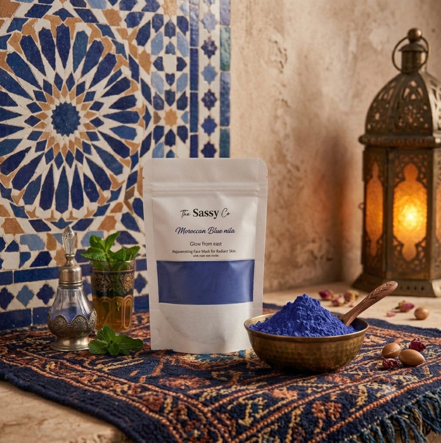 Blue Nila Powder - Rejuvenating Face Mask for Radiant Skin