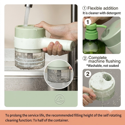 4 in 1 Portable Electric Vegetable Cutter Set