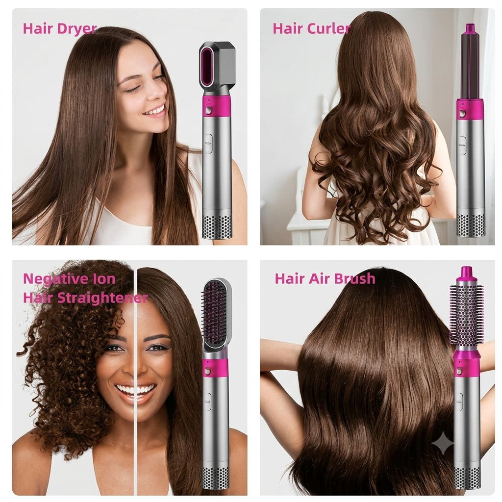 5 in 1 hair straightener