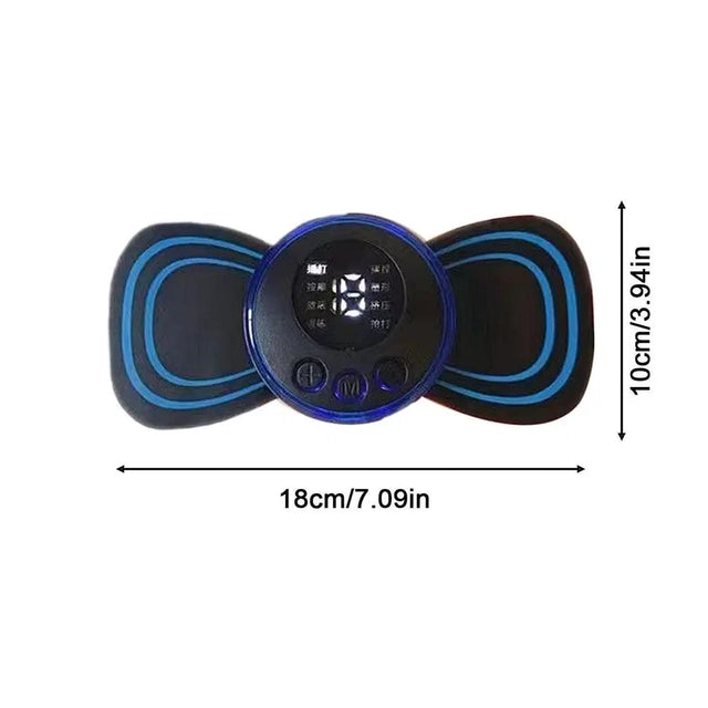 Rechargeable Portable Mini Therapy Massager - Deep Tissue Pain Relief for Neck, Back, Shoulders & Legs.